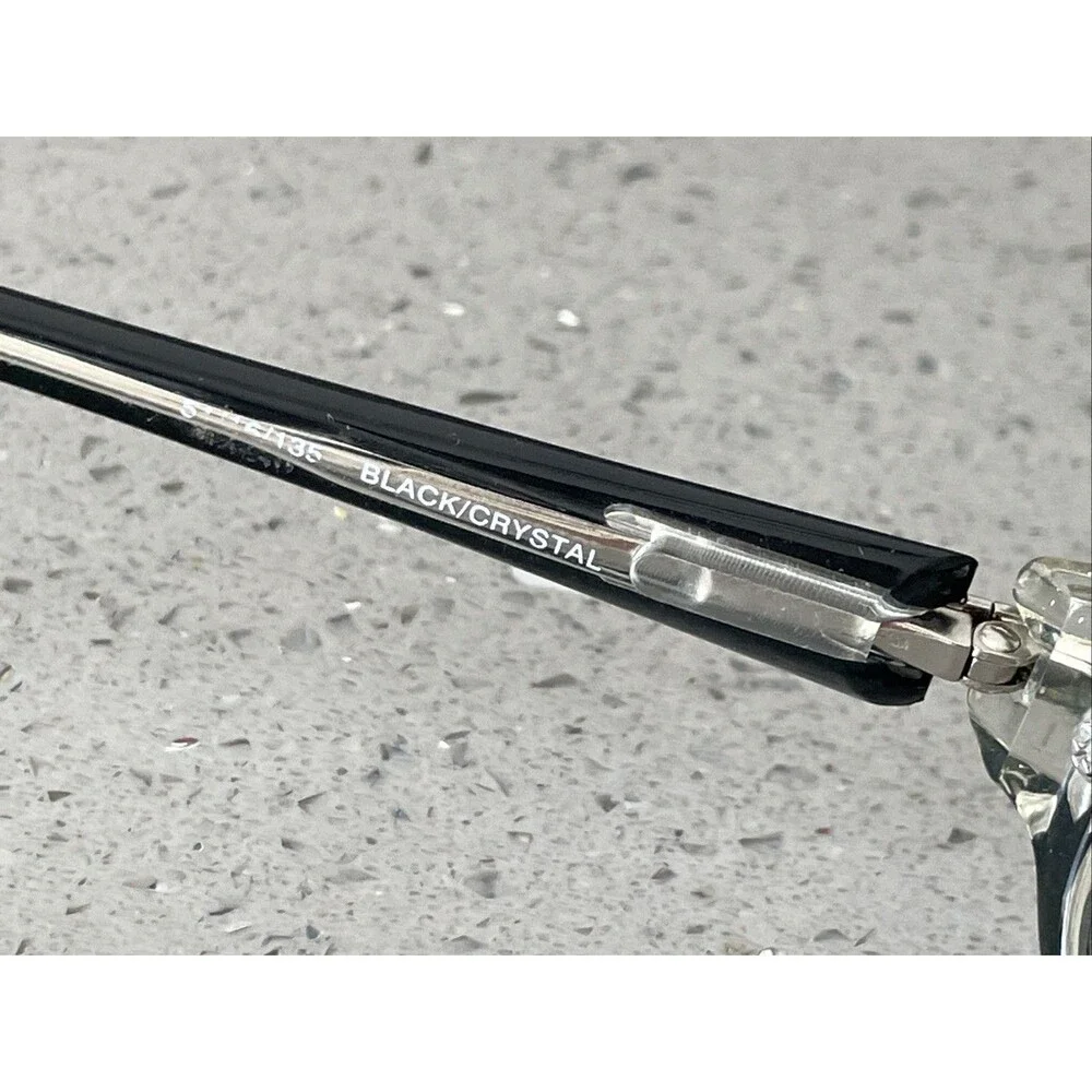 DOLABANY Eyewear Tokyo 51-16-135 Black/Crystal Full Rim Eyeglasses Frames ONLY